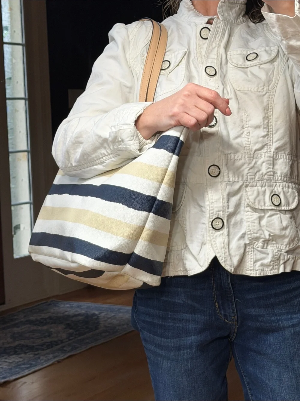 Kate Spade 2010s Coastal Chic Bondi Road Harmony Tote Bag